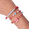 Nebraska Cornhuskers NCAA 3 Pack Friendship Bracelet