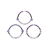 Northwestern Wildcats NCAA 3 Pack Friendship Bracelet