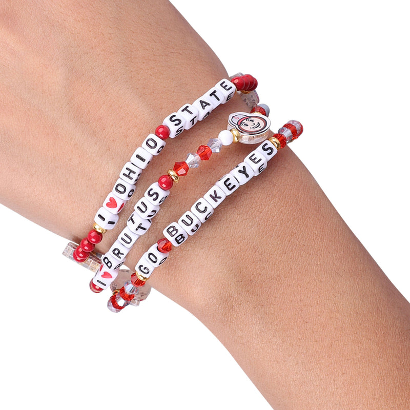  Ohio State Bracelet  Ohio State Brutus Buckeye Charm