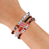 Rutgers Scarlet Knights NCAA 3 Pack Friendship Bracelet