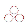 Stanford Cardinal NCAA 3 Pack Friendship Bracelet