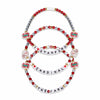 Stanford Cardinal NCAA 3 Pack Friendship Bracelet