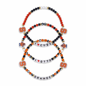 Syracuse Orange NCAA 3 Pack Friendship Bracelet