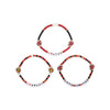 Utah Utes NCAA 3 Pack Friendship Bracelet