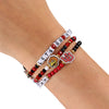 Utah Utes NCAA 3 Pack Friendship Bracelet