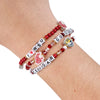 Washington State Cougars NCAA 3 Pack Friendship Bracelet