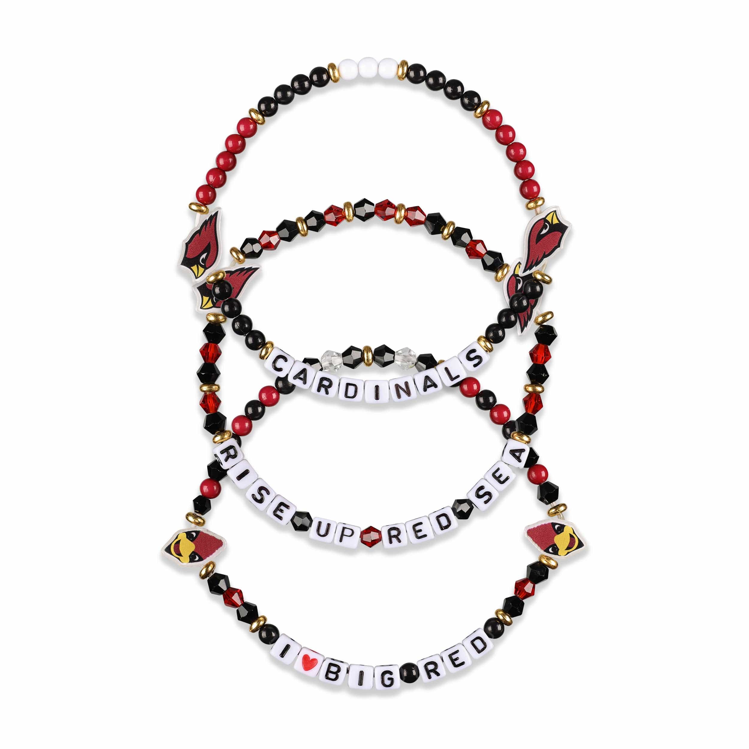 Buffalo Bills 3 Pack Beaded Friendship Bracelet FOCO