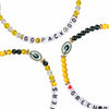 Green Bay Packers NFL 3 Pack Friendship Bracelet