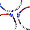 New York Giants NFL 3 Pack Friendship Bracelet