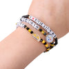 Pittsburgh Steelers NFL 3 Pack Friendship Bracelet