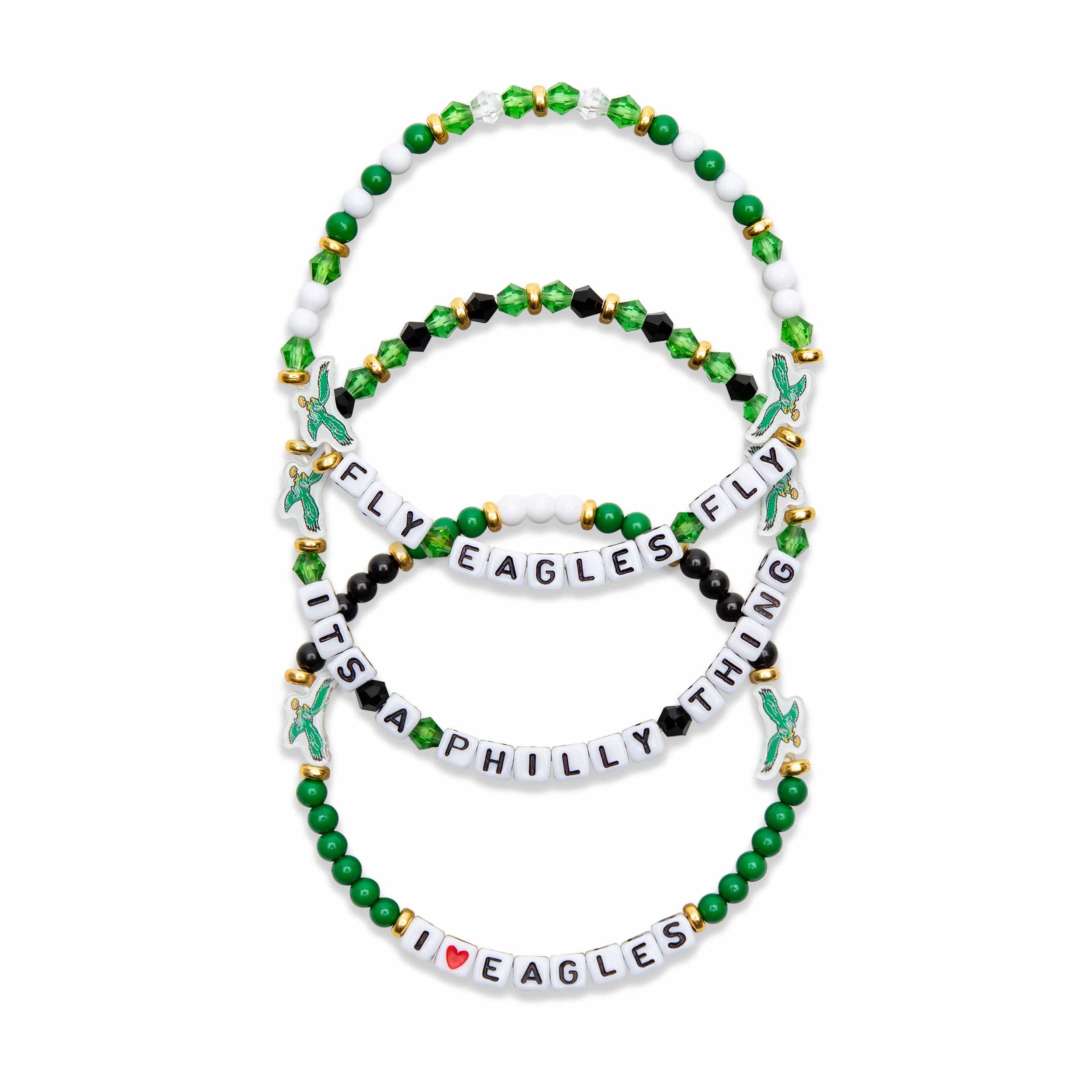 Philadelphia Eagles Bracelet Classic Football CO - Sports Fan Shop