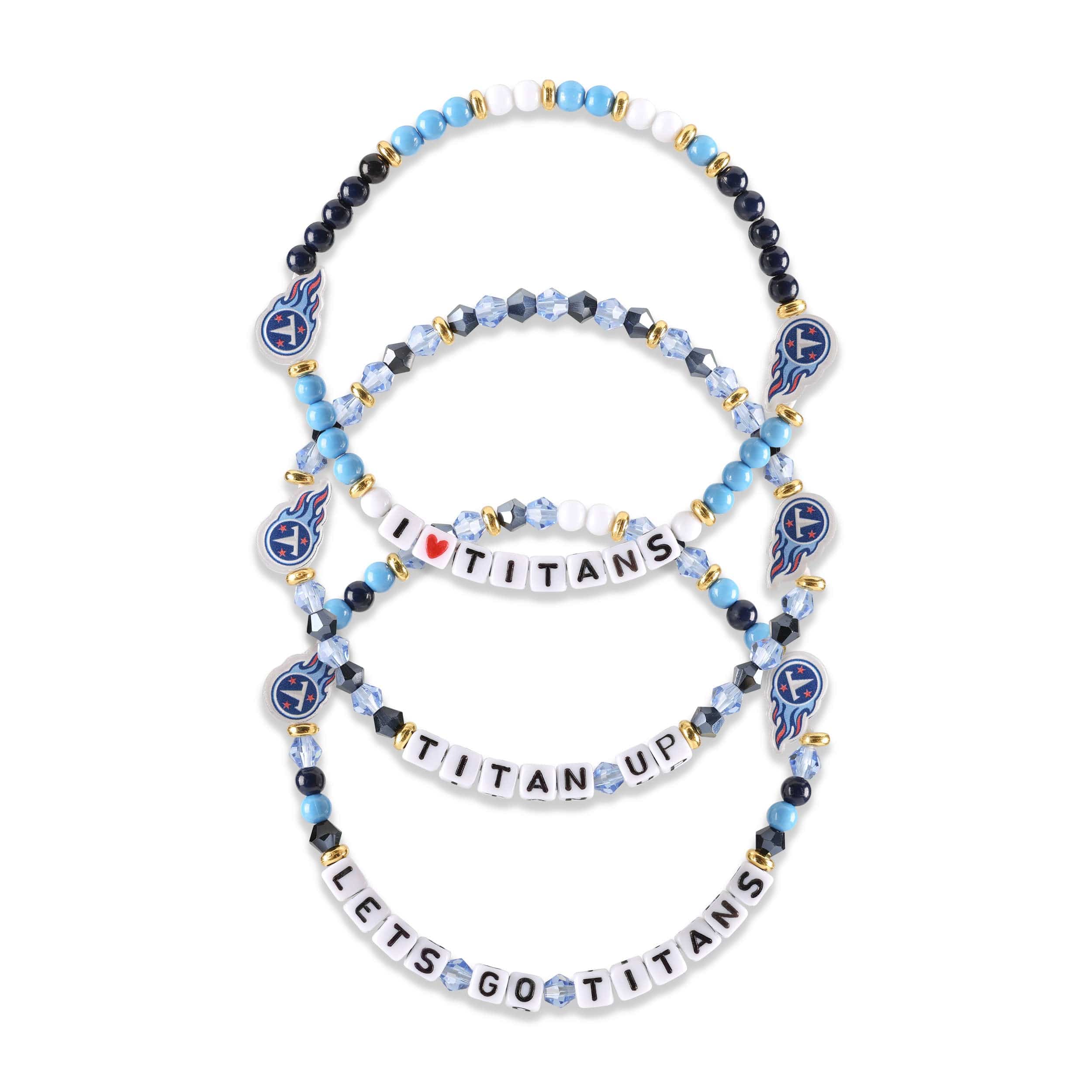 Tennessee Titans NFL 3 Pack Friendship Bracelet