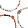 Cincinnati Bengals NFL White 3 Pack Friendship Bracelet