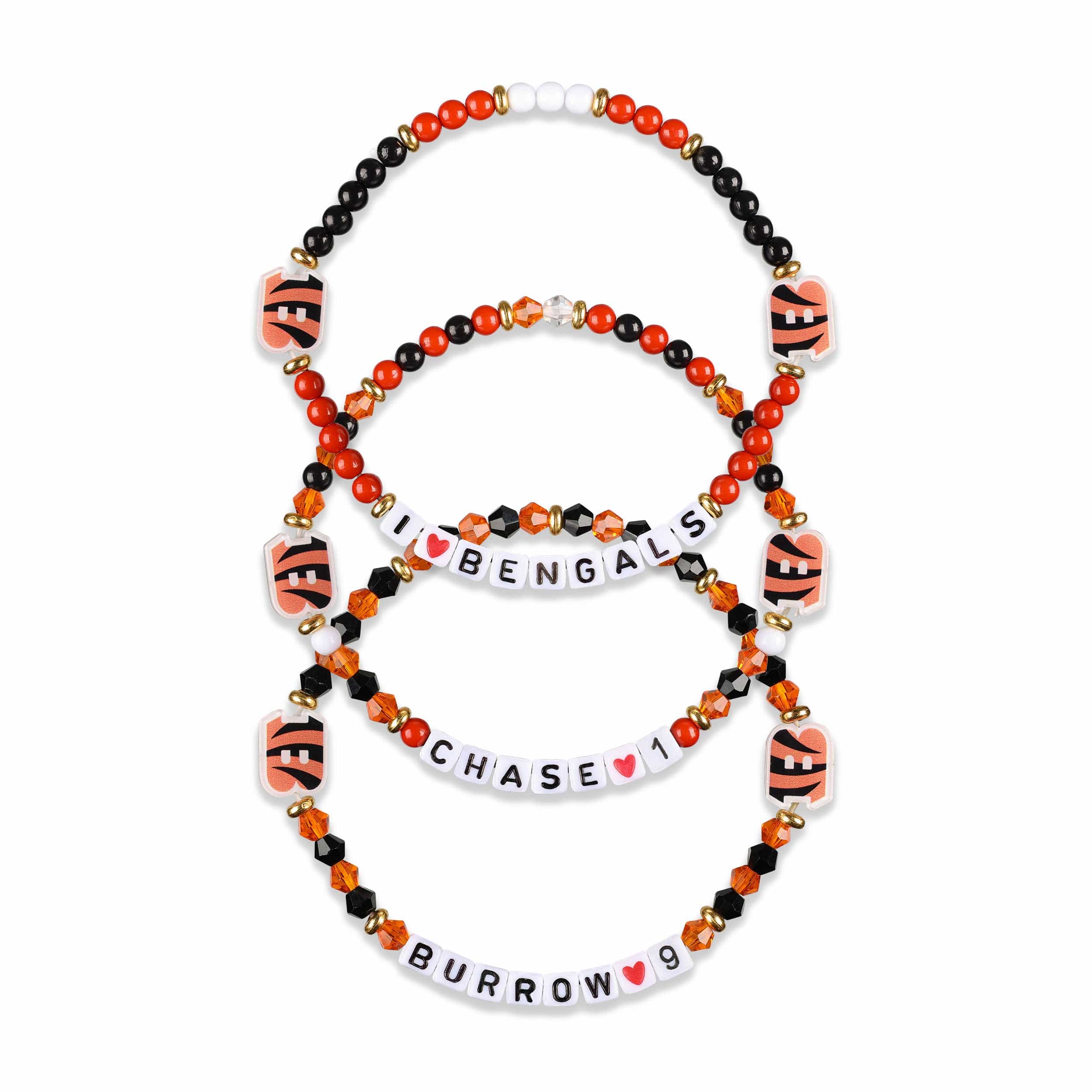 Cincinnati Bengals NFL Earrings, Bracelets & Necklaces