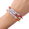 Kansas City Chiefs NFL Travis Kelce & Patrick Mahomes 3 Pack Player Friendship Bracelet