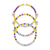 Minnesota Vikings NFL Justin Jefferson & Kirk Cousins 3 Pack Player Friendship Bracelet