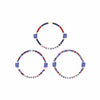 New York Giants NFL Daniel Jones & Saquon Barkley 3 Pack Player Friendship Bracelet