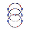 New York Giants NFL Daniel Jones & Saquon Barkley 3 Pack Player Friendship Bracelet