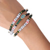 New York Jets NFL Aaron Rodgers & Sauce Gardner 3 Pack Player Friendship Bracelet