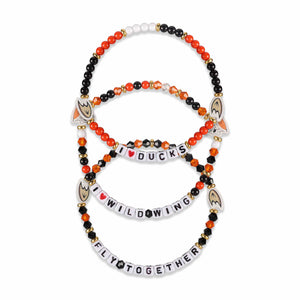 Anaheim Ducks NHL 3 Pack Friendship Bracelet