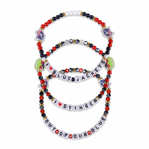Columbus Blue Jackets NHL 3 Pack Friendship Bracelet