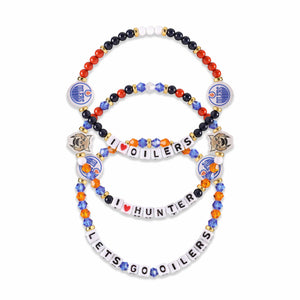 Edmonton Oilers NHL 3 Pack Friendship Bracelet