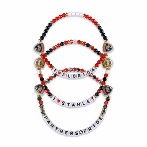 Florida Panthers NHL 3 Pack Friendship Bracelet