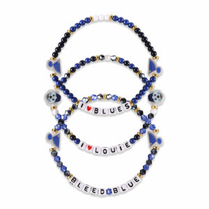 St Louis Blues NHL 3 Pack Friendship Bracelet