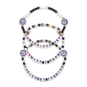 Winnipeg Jets NHL 3 Pack Friendship Bracelet