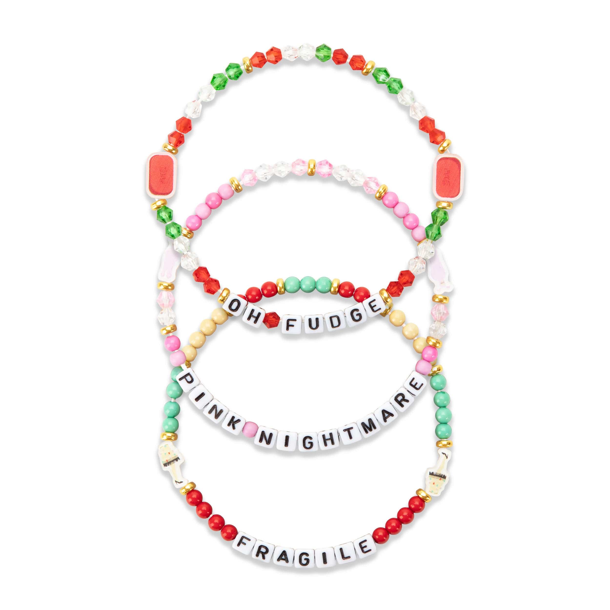 Choose from three candy bead bracelets with color matching ((Randomly send  a mysterious gift if you are over 600)) - Shop minipie-handmade Bracelets -  Pinkoi