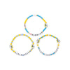 Bubbles The Powerpuff Girls 3 Pack Friendship Bracelet