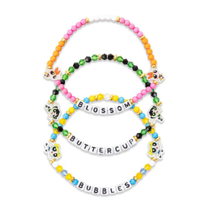The Powerpuff Girls 3 Pack Friendship Bracelet