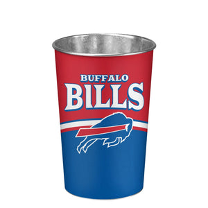 Buffalo Bills NFL Team Stripe Waste Basket