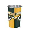 Green Bay Packers NFL Team Stripe Waste Basket