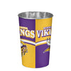 Minnesota Vikings NFL Team Stripe Waste Basket