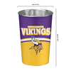 Minnesota Vikings NFL Team Stripe Waste Basket