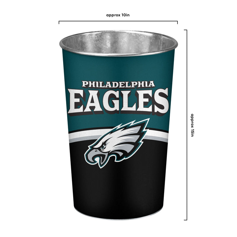 FOCO Philadelphia Eagles NFL Team Stripe Waste Basket