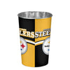 Pittsburgh Steelers NFL Team Stripe Waste Basket