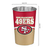 San Francisco 49ers NFL Team Stripe Waste Basket