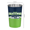 Seattle Seahawks NFL Team Stripe Waste Basket