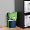 Seattle Seahawks NFL Team Stripe Waste Basket