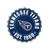 Tennessee Titans NFL Bottle Cap Wall Sign