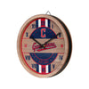 Cleveland Guardians MLB Barrel Wall Clock