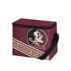 Florida State Seminoles NCAA Big Logo Stripe 6 Pack Cooler