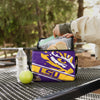 LSU Tigers NCAA Big Logo Stripe 6 Pack Cooler