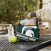 Michigan State Spartans NCAA Big Logo Stripe 6 Pack Cooler