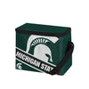 Michigan State Spartans NCAA Big Logo Stripe 6 Pack Cooler