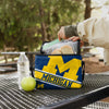 Michigan Wolverines NCAA Big Logo Stripe 6 Pack Cooler