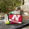 Nebraska Cornhuskers NCAA Big Logo Stripe 6 Pack Cooler