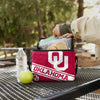 Oklahoma Sooners NCAA Big Logo Stripe 6 Pack Cooler